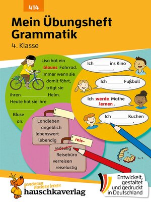 cover image of Mein Übungsheft Grammatik 4. Klasse